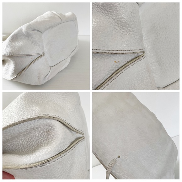 ❤️SOLD❤️Celine white bittersweet pebbled leather shoulder bag - Picture 3 of 11